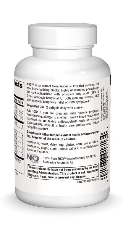 Source Naturals NKO Neptune Krill Oil 500 mg - 60 Softgels | Heart Health