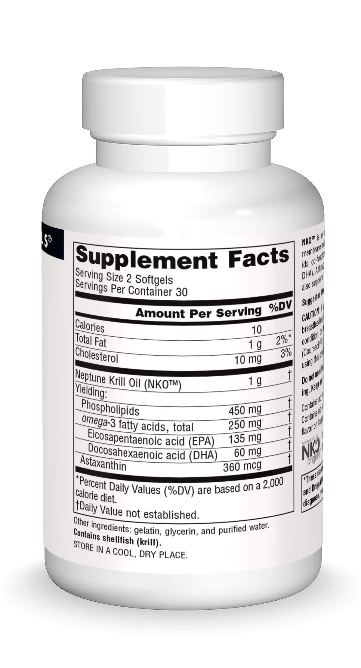 Source Naturals NKO Neptune Krill Oil 500 mg - 60 Softgels | Heart Health