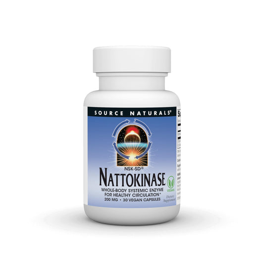 Source Naturals NSK-SD Nattokinase, 200 mg, 30 Vegetarian Capsules – Supports Healthy Circulation BritishVita | Premium UK Vitamins & Wellness Supplements