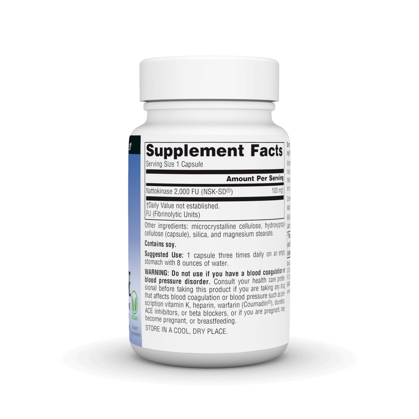 Source Naturals NSK-SD Nattokinase 100mg | Systemic Enzyme for Healthy Circulation - 60 Vegan Capsules