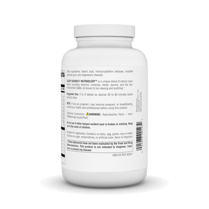 Source Naturals NutraSleep Melatonin-Free Multi-Nutrient & Herb Complex – 200 Tablets