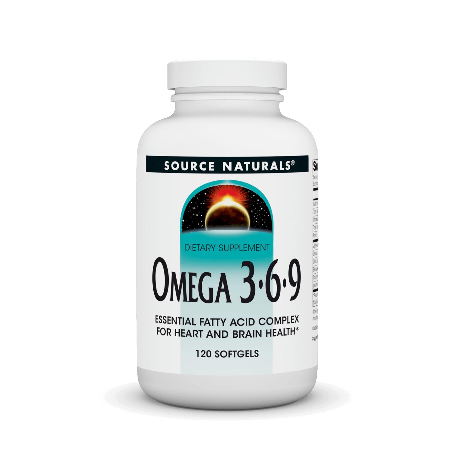 Source Naturals Omega 3-6-9 – Essential Fatty Acid Complex, 120 Softgels