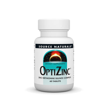 Source Naturals OptiZinc Zinc Monomethionine Sulfate Complex – 60 Tablets