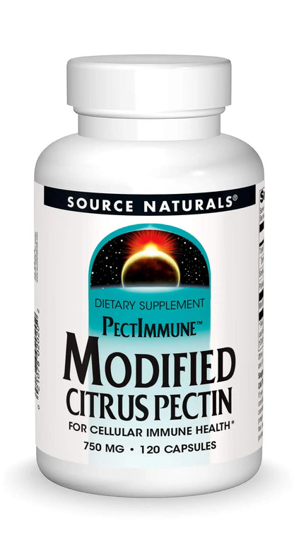 Source Naturals PectImmune: Modified Citrus Pectin for Cellular Immune Health, 750 mg, 120 capsules BritishVita | Premium UK Vitamins & Wellness Supplements