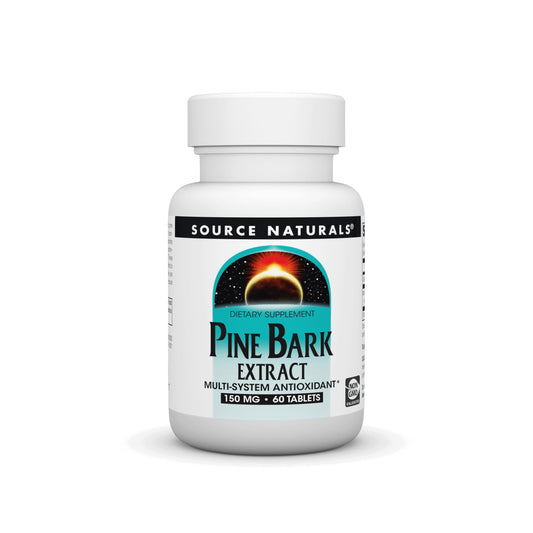 Source Naturals Pine Bark Extract 150 mg - 60 Tablets | Antioxidant BritishVita | Premium UK Vitamins & Wellness Supplements
