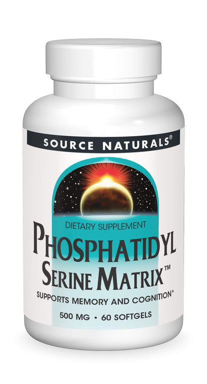 Source Naturals Phosphatidyl Serine Matrix 500mg – 60 Softgels