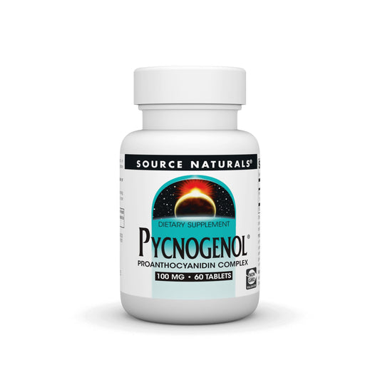 Source Naturals Pycnogenol 100 mg Proanthocyanidin Complex – 60 Tablets BritishVita | Premium UK Vitamins & Wellness Supplements