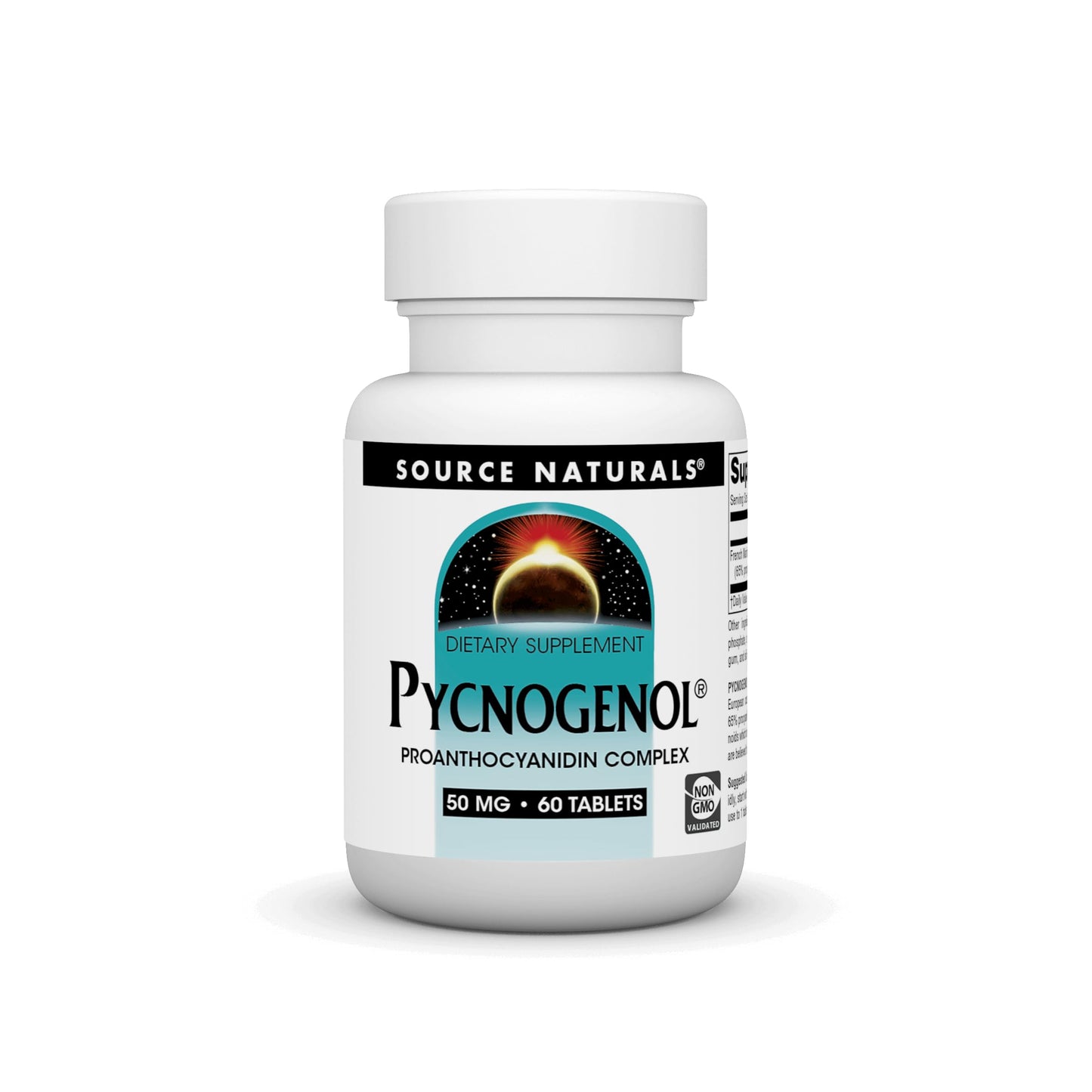 Source Naturals Pycnogenol 50 mg Proanthocyanidin Complex – 60 Tablets