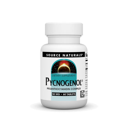 Source Naturals Pycnogenol 50 mg Proanthocyanidin Complex – 60 Tablets
