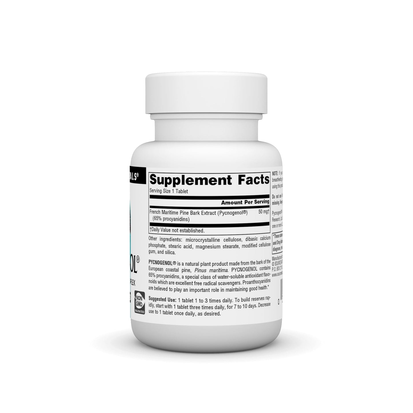 Source Naturals Pycnogenol 50 mg Proanthocyanidin Complex – 60 Tablets