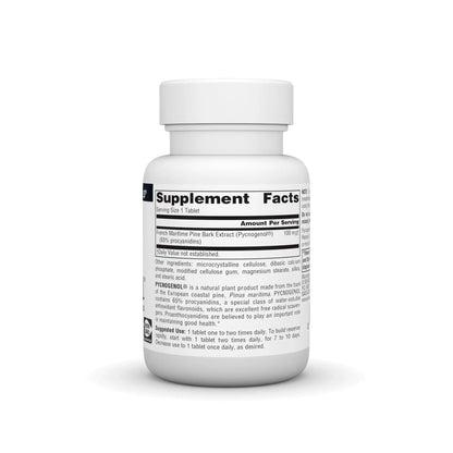 Source Naturals Pycnogenol 100 mg Proanthocyanidin Complex – 60 Tablets BritishVita | Premium UK Vitamins & Wellness Supplements