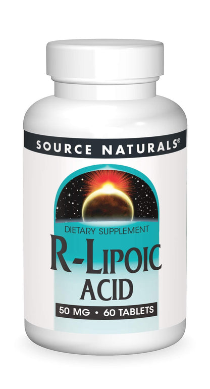 Source Naturals R-Lipoic Acid 50 mg | 60 Tablets