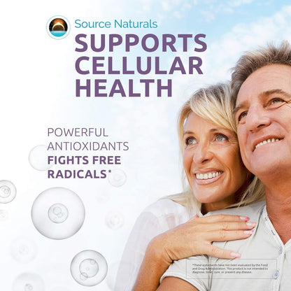Source Naturals Resveratrol 200 for Healthy Aging, 200 mg - 120 Tablets