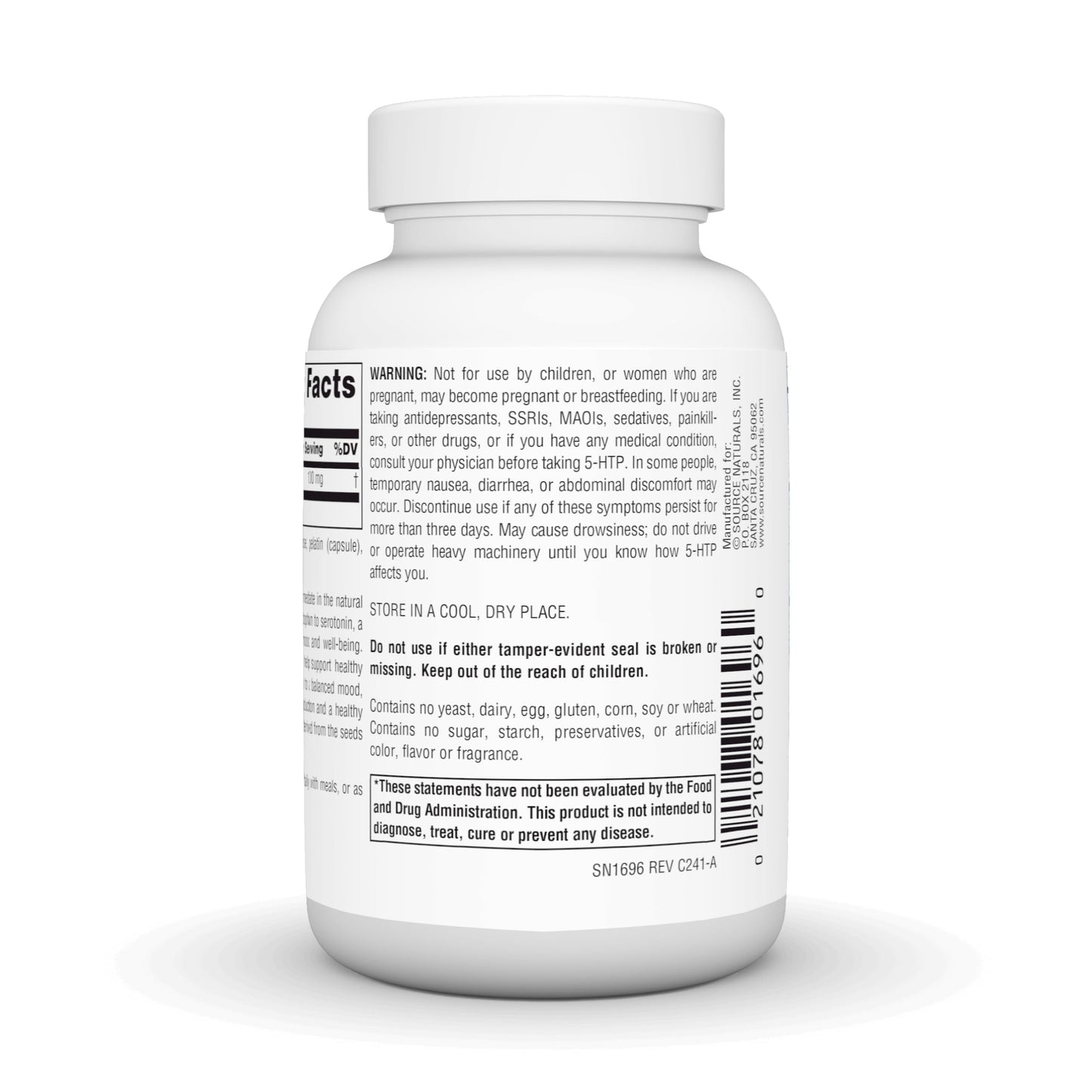 Source Naturals Serene Science 5-HTP, 100 mg - 120 Capsules