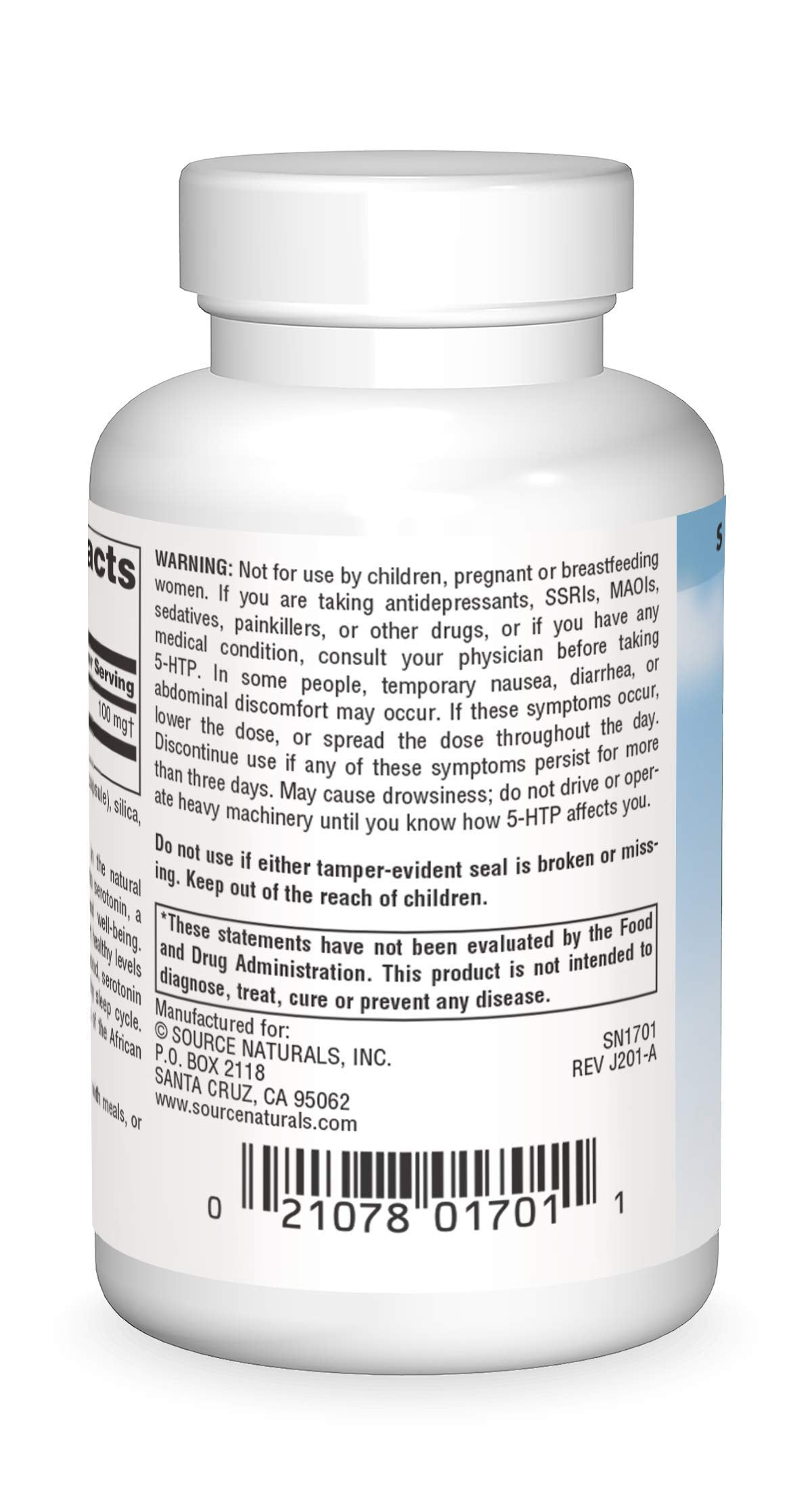 Source Naturals Serene Science 5-HTP 50 mg - 60 Capsules