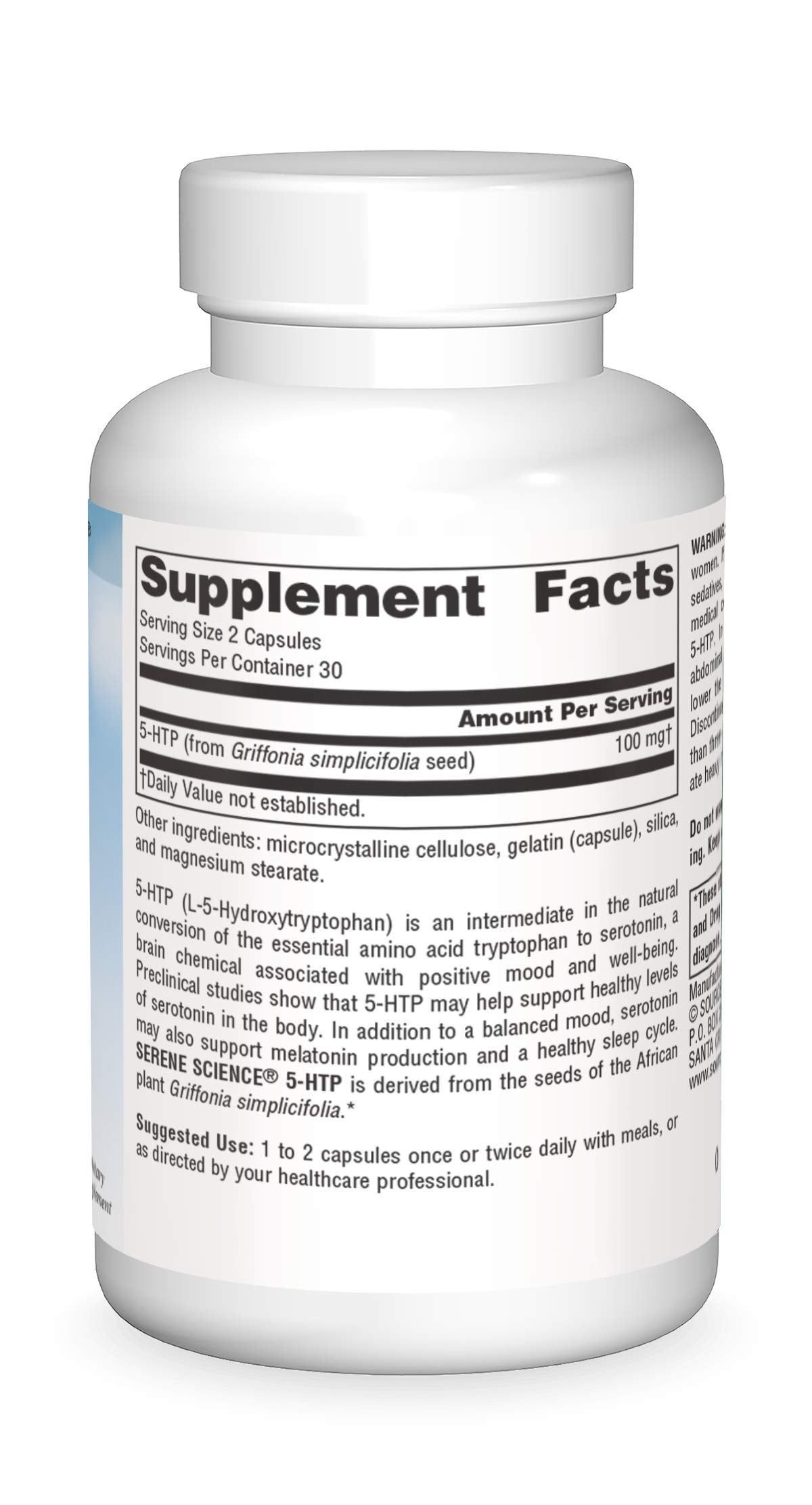 Source Naturals Serene Science 5-HTP 50 mg - 60 Capsules