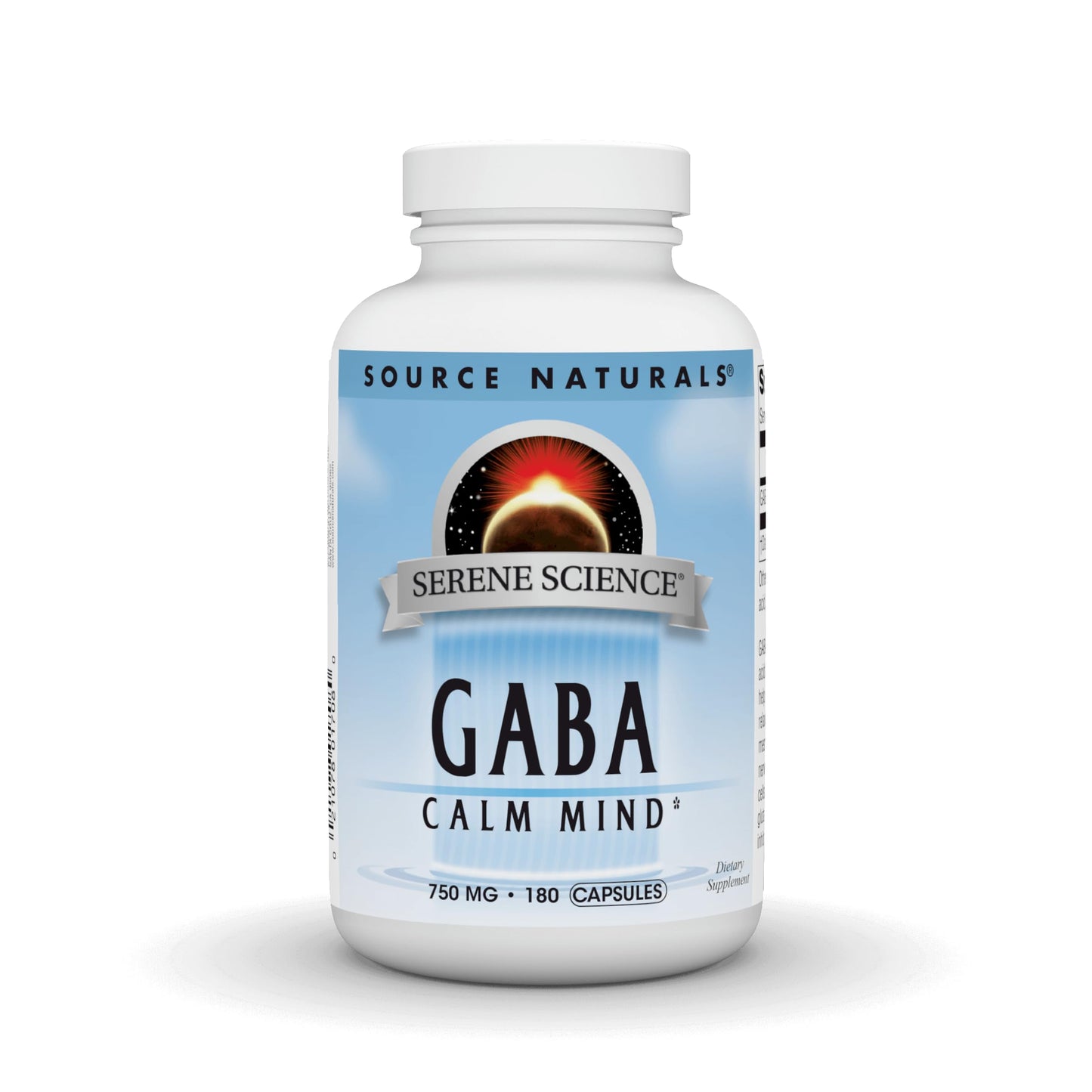 Source Naturals Serene Science GABA 750mg - 180 Capsules