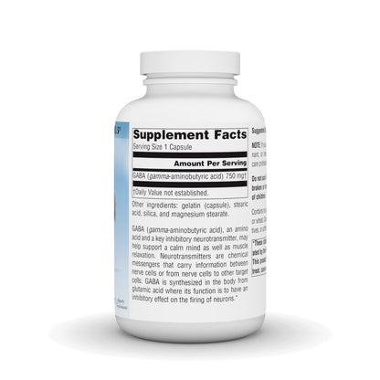 Source Naturals Serene Science GABA 750mg - 180 Capsules