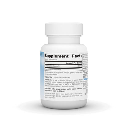 Source Naturals L-Theanine Suntheanine 200 mg | 30 Capsules | Focused Relaxation