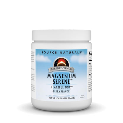 Source Naturals Serene Science Magnesium Serene – Berry Flavor, 17.6 oz