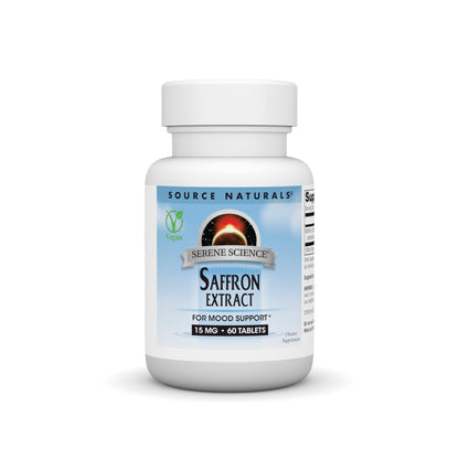 Source Naturals Serene Science Saffron Extract for Mood Support - 60 Tablets