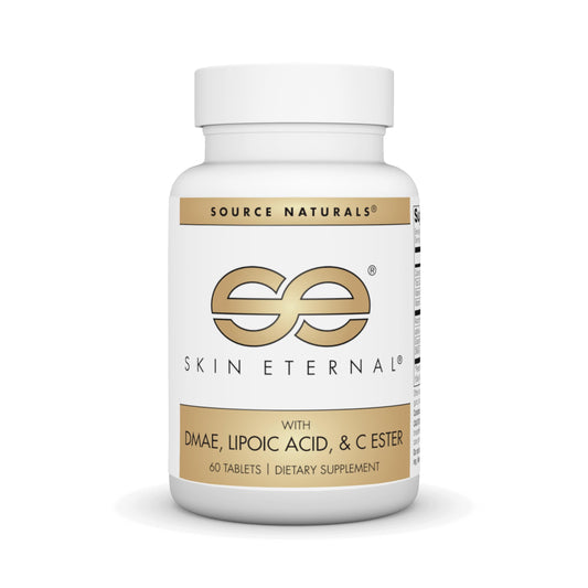 Source Naturals Skin Eternal Tablet – DMAE, Lipoic Acid & C Ester (60) BritishVita | Premium UK Vitamins & Wellness Supplements