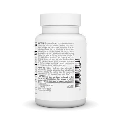 Source Naturals Skin Eternal Tablet – DMAE, Lipoic Acid & C Ester (60)