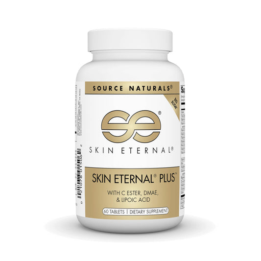 Source Naturals Skin Eternal Plus - C Ester, DMAE & Alpha-Lipoic Acid, 60 Tablets BritishVita | Premium UK Vitamins & Wellness Supplements