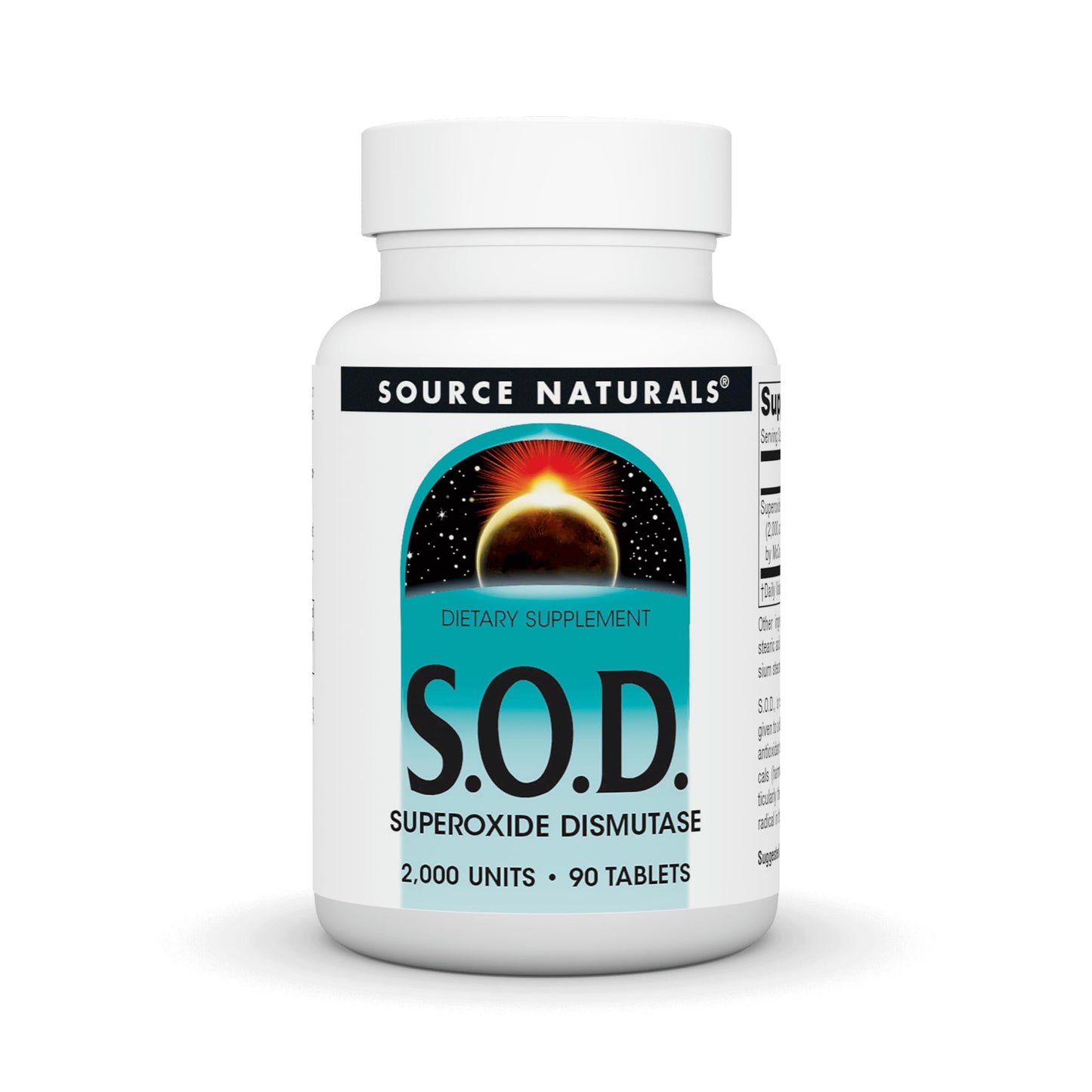 Source Naturals S-O-D Superoxide Dismutase – Dietary Supplement 90 Tablets