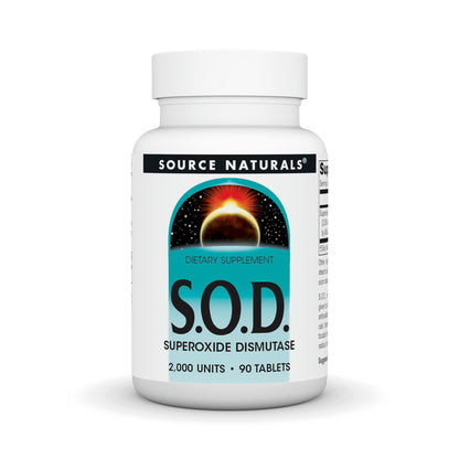 Source Naturals S-O-D Superoxide Dismutase – Dietary Supplement 90 Tablets