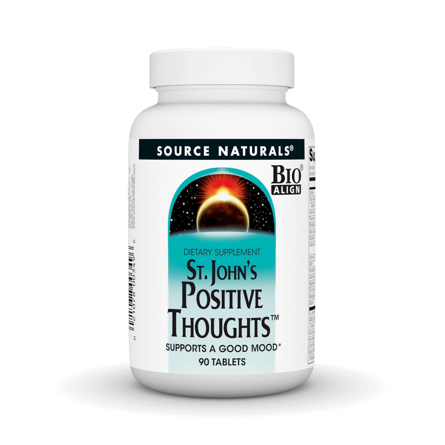 Source Naturals St. John's Positive Thoughts – Mood Support, 90 Tablets
