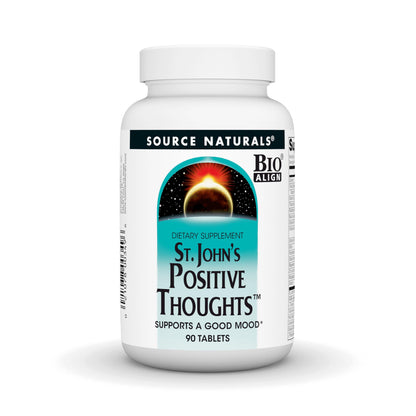 Source Naturals St. John's Positive Thoughts – Mood Support, 90 Tablets