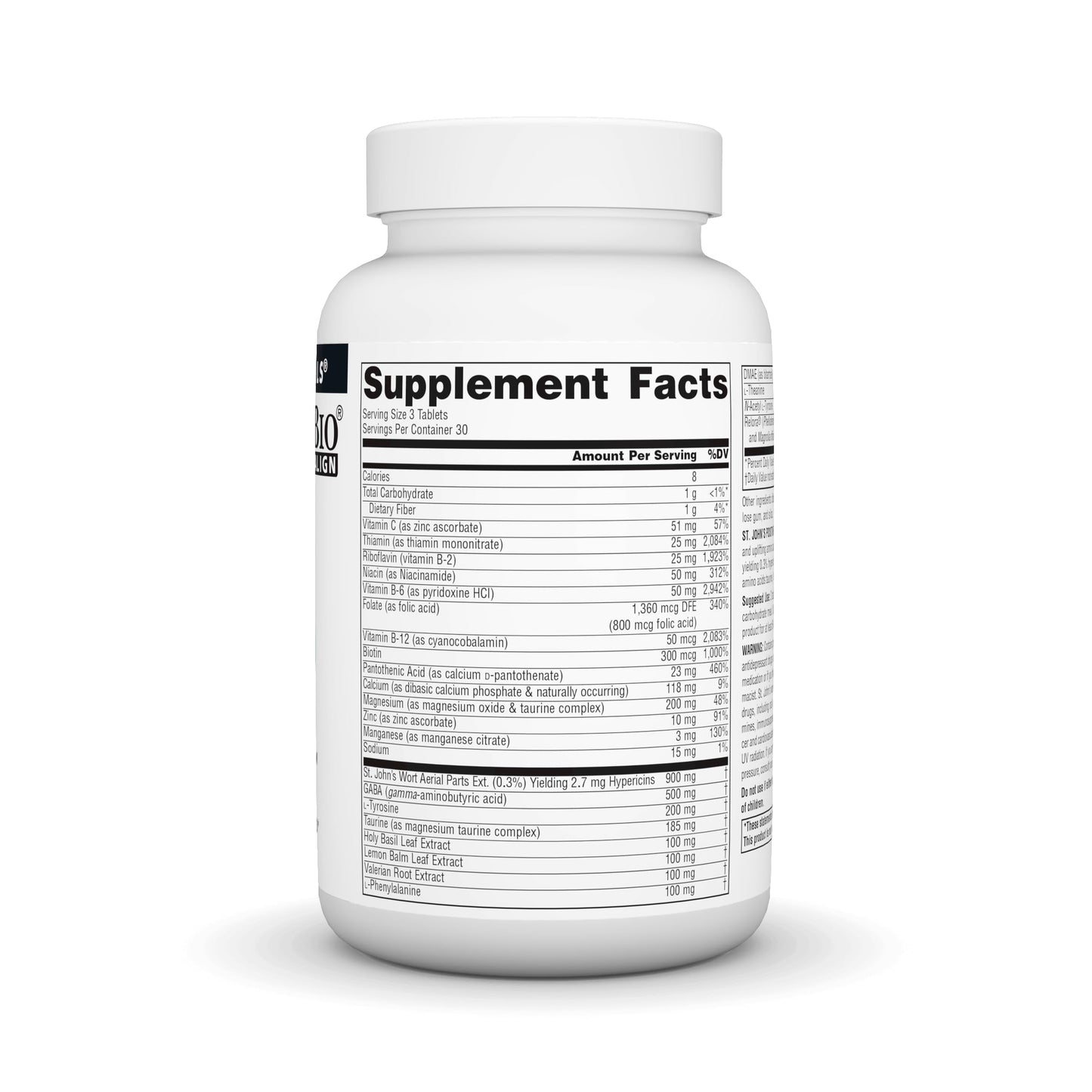 Source Naturals St. John's Positive Thoughts – Mood Support, 90 Tablets