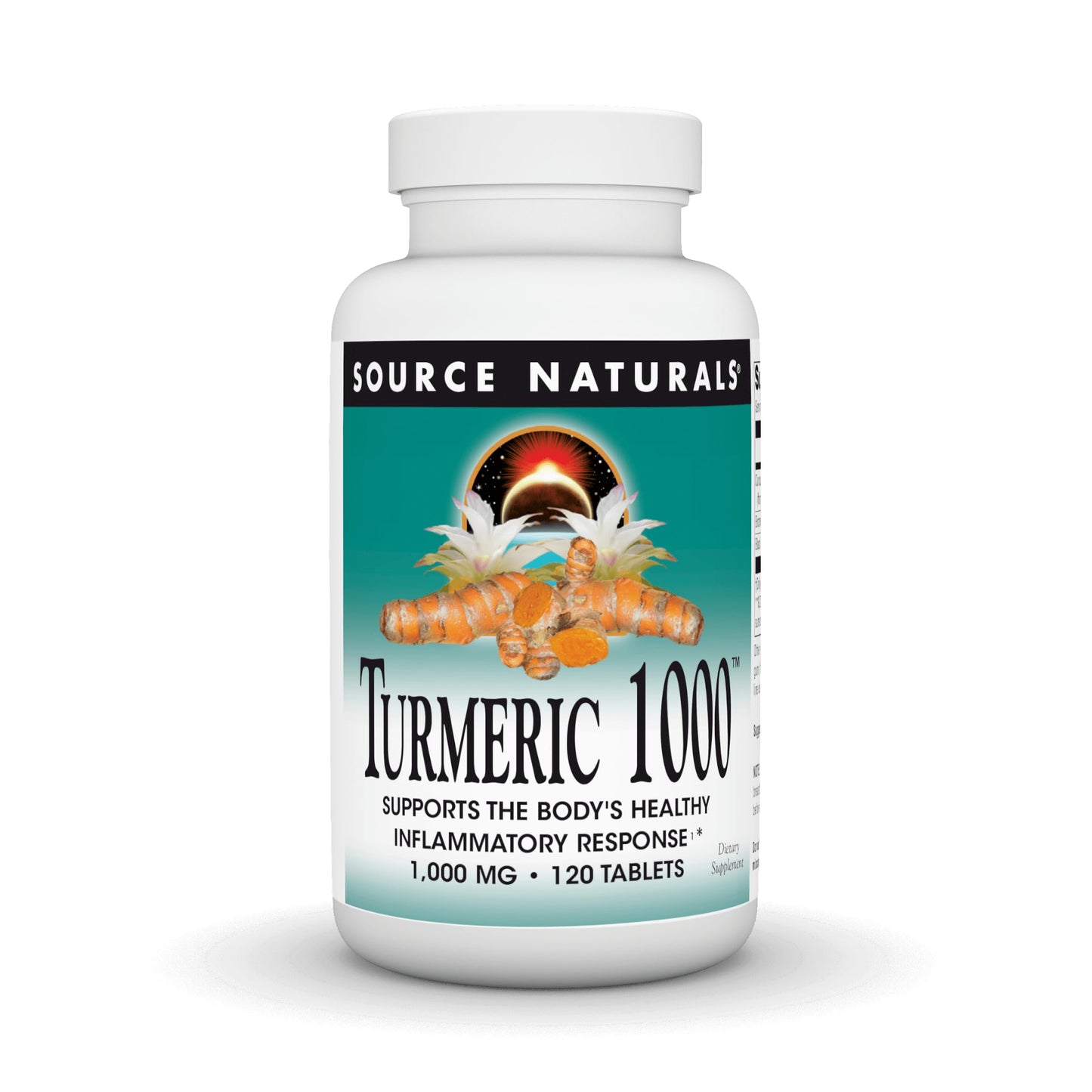 Source Naturals Turmeric 1000, Supports The Body’s Healthy Inflammatory Response*, 1,000mg - 120 Tablets