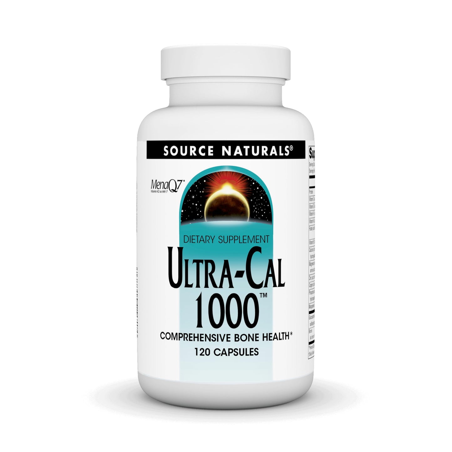 Source Naturals Ultra-Cal 1000 Calcium - Bone Health, 120 Capsules