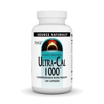 Source Naturals Ultra-Cal 1000 Calcium - Bone Health, 120 Capsules