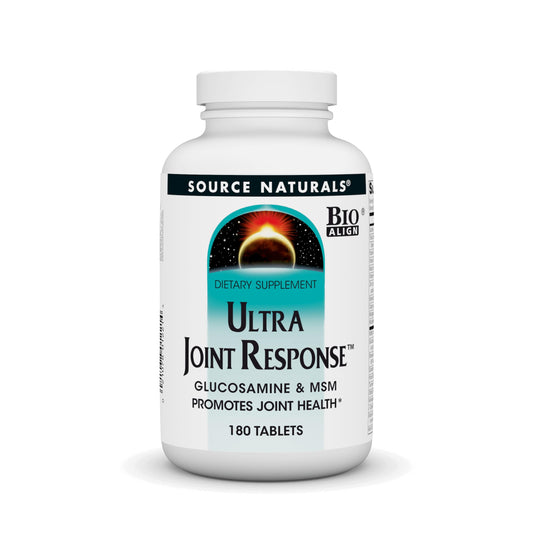 Source Naturals Ultra Joint Response - Glucosamine & MSM - 180 Tablets BritishVita | Premium UK Vitamins & Wellness Supplements