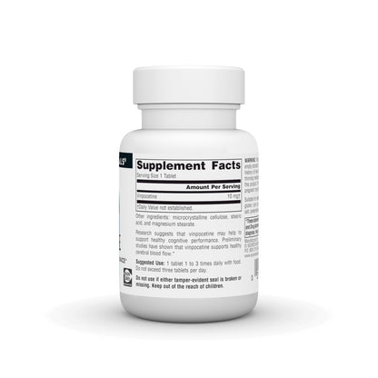 Source Naturals Vinpocetine 10 mg Tablets - 120 ct | Cognitive Support