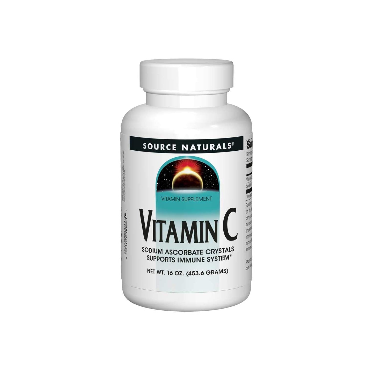 Source Naturals Vitamin C Sodium Ascorbate Crystals – Immune Support, 16 oz