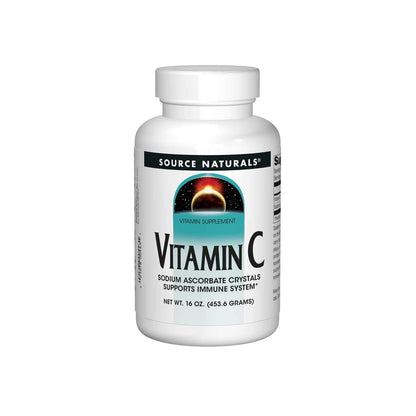 Source Naturals Vitamin C Sodium Ascorbate Crystals – Immune Support, 16 oz