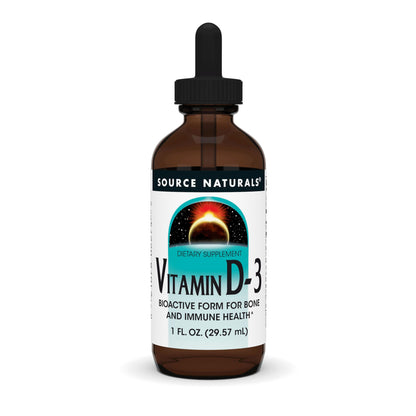 Source Naturals Vitamin D-3 Liquid Drops 2000 IU - 1 Fl Oz