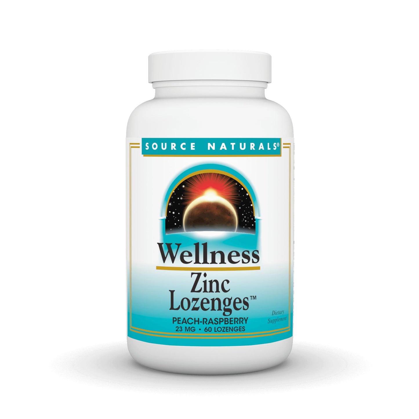 Source Naturals Wellness Zinc Lozenges - 60 Lozenges | Immune Support