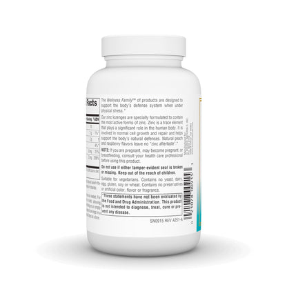Source Naturals Wellness Zinc Lozenges - 60 Lozenges | Immune Support