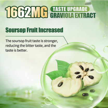 Soursop Bitters Liquid – 15-in-1 Herbal Tea with Black Seed, Turmeric & Moringa (8 fl oz)
