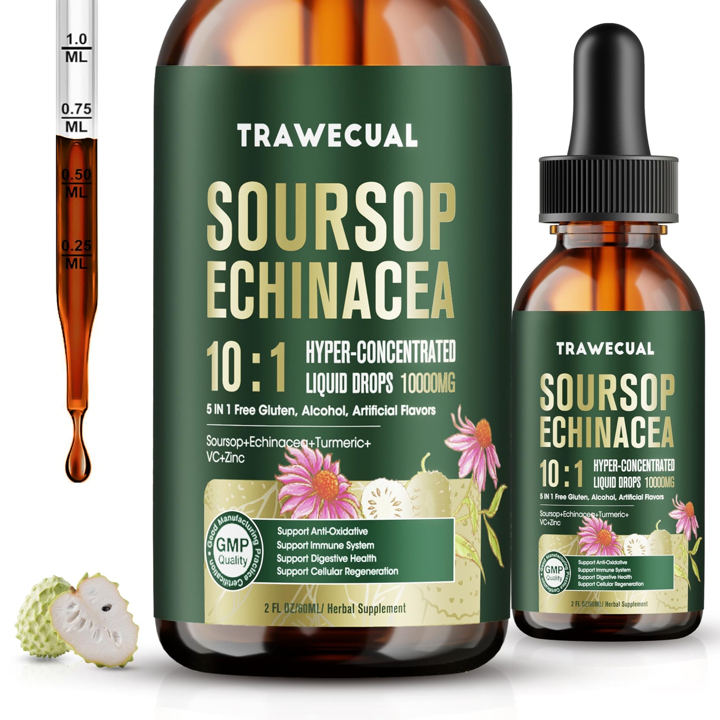 Soursop Graviola Liquid Drops 10:1 – Immune Support & Antioxidants