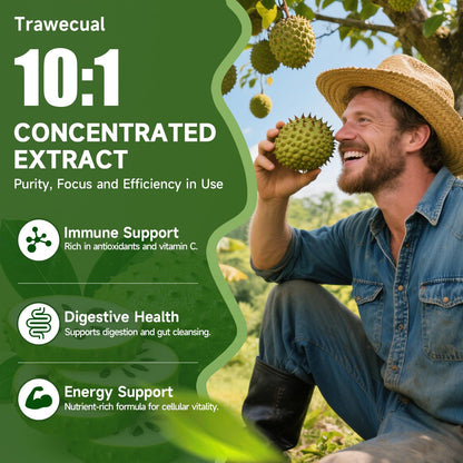 Soursop Graviola Liquid Drops 10:1 – Immune Support & Antioxidants