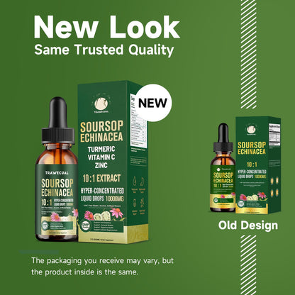 Soursop Graviola Liquid Drops 10:1 – Immune Support & Antioxidants