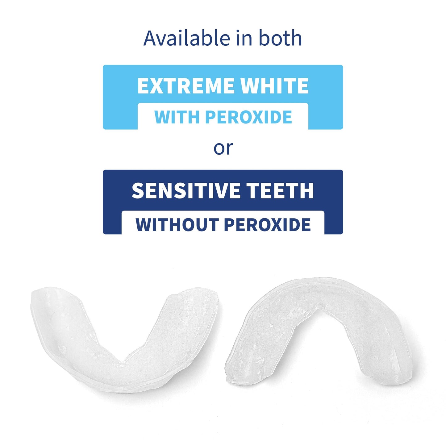 SOVA White Teeth Whitening Kit – 2 Custom-Fit Trays, 5 Gel Applicators, Protective Case