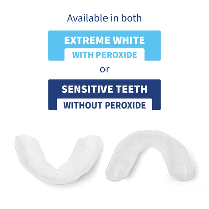 SOVA White Teeth Whitening Kit – 2 Custom-Fit Trays, 5 Gel Applicators, Protective Case