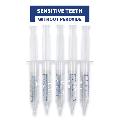 SOVA White Teeth Whitening Replacement Gel – Non-Peroxide, 5 Pack